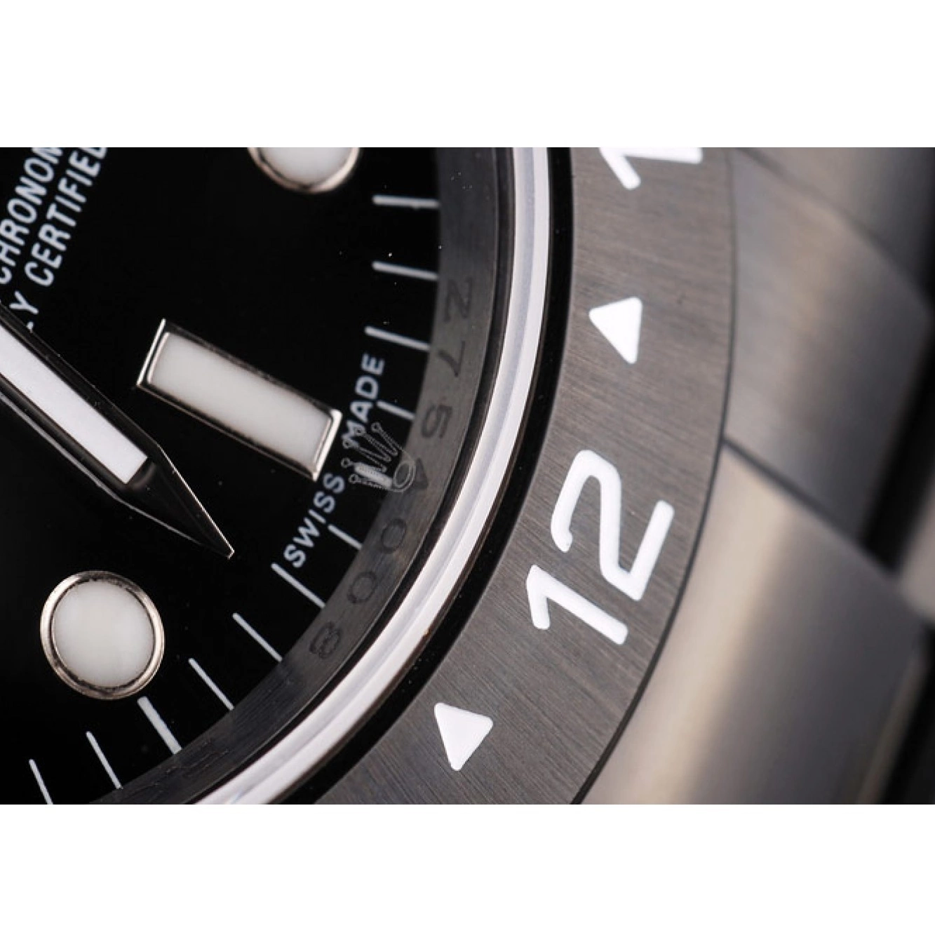 Aaa replica Rolex Ceramic Bezel Black Watch Explorer 2385 Black Dial 0618